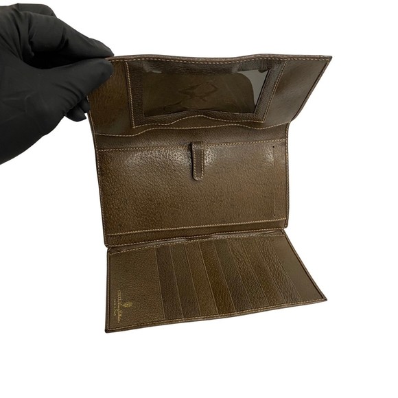 Gucci Sherry Line GG Long Wallet Brown - Picture 6 of 11